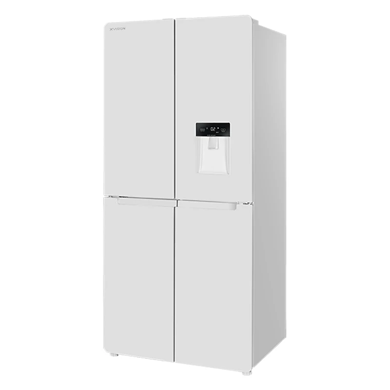 یخچال فریزر ساید بای ساید 28 فوت ایکس ویژن مدل TF541-AWD/ASD، دارای نمایشگر، آبسردکن، یخساز نیمه‌اتوماتیک، بدون برفک، با ارتفاع 185، عمق 67.8 و پهنای 86 سانتی‌متر، میزان مصرف انرژی A+، دارای 3 طبقه در